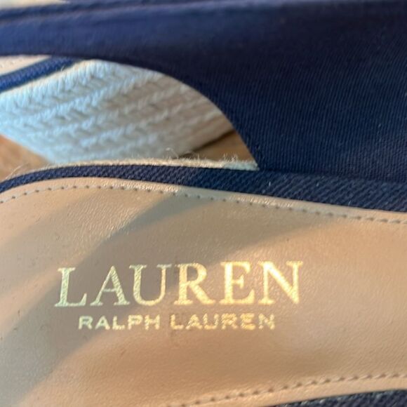Lauren Ralph Lauren Hadly Wedge Sandal 9.5 - Picture 7 of 11